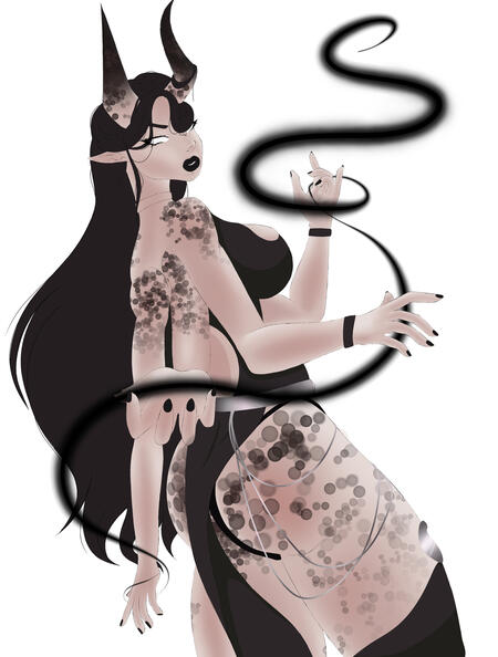 Half Body lightly shaded